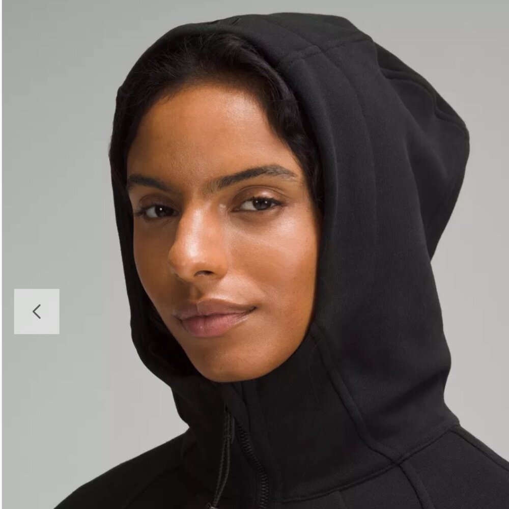 NWT LULULEMON  Scuba Full-Zip Cropped Hoodie BLACK SIZE 6 SIZE 8 ALL TAGS  NEW - Picture 5 of 11